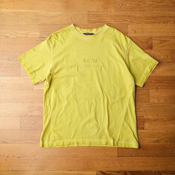 A COLD WALL Embossed Logo Organic Cotton t-shirt Streetwear Designer Size XL